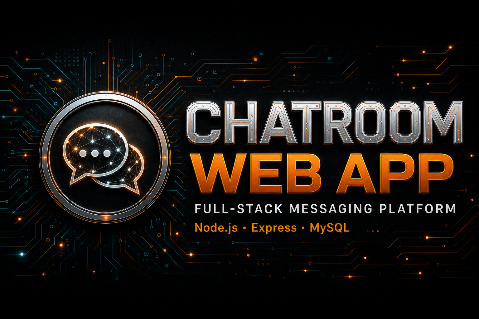 Chatroom Web Application project preview
